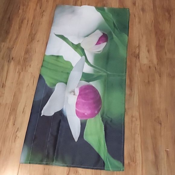 Unbranded Other - 2 NWOT curtain rod panels Orchid inspired